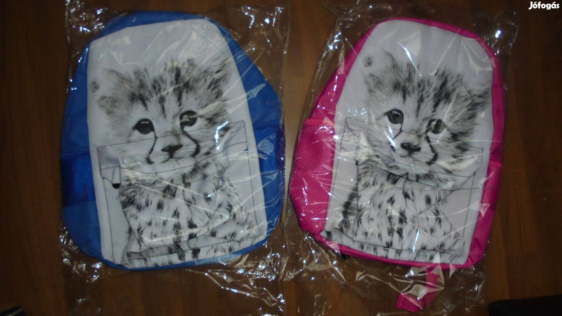 Új gepárdos gepárd gyermek táska iskolatáska hátizsák pink