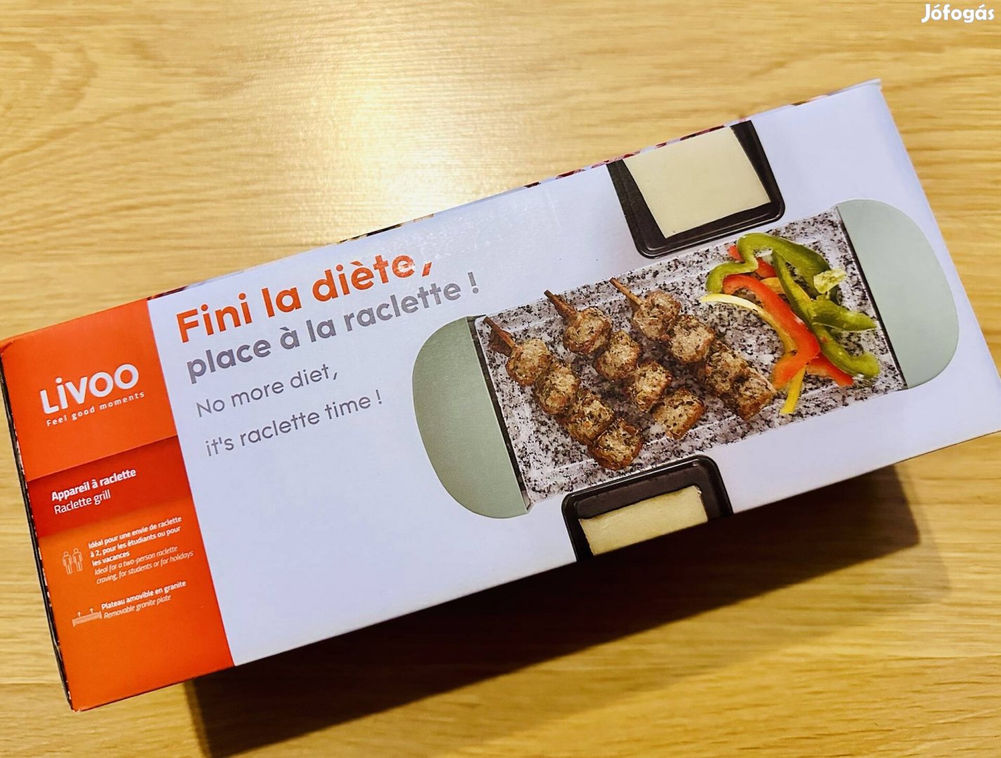 Új gránit lapos asztali grill raclette bontatlanul eladó 