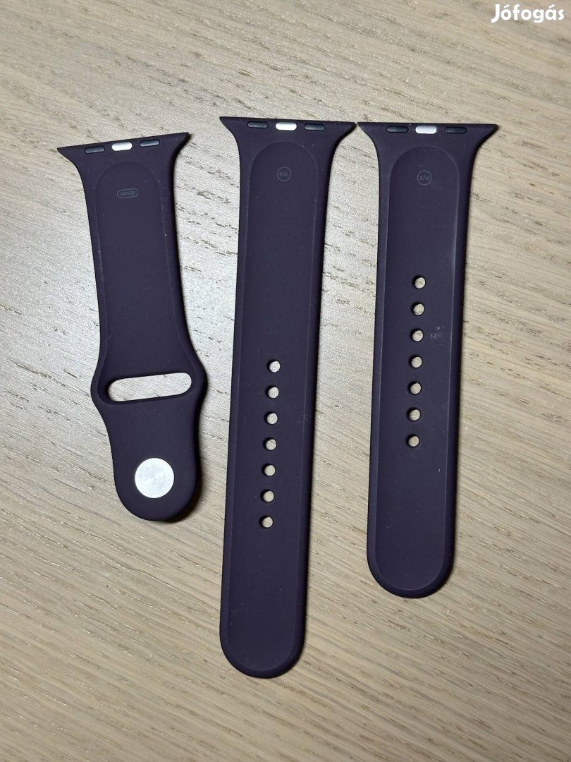 Új gyári Apple watch szilikon sportszíj 42mm 44mm 45mm 46mm 49mm 