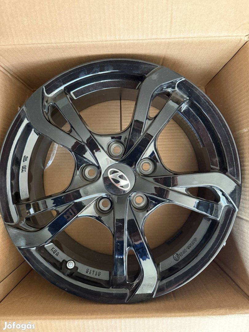 Új gyári Hyundai r16 alufelni gyári Tpms. (Kia kompatibilis)  5x114,3