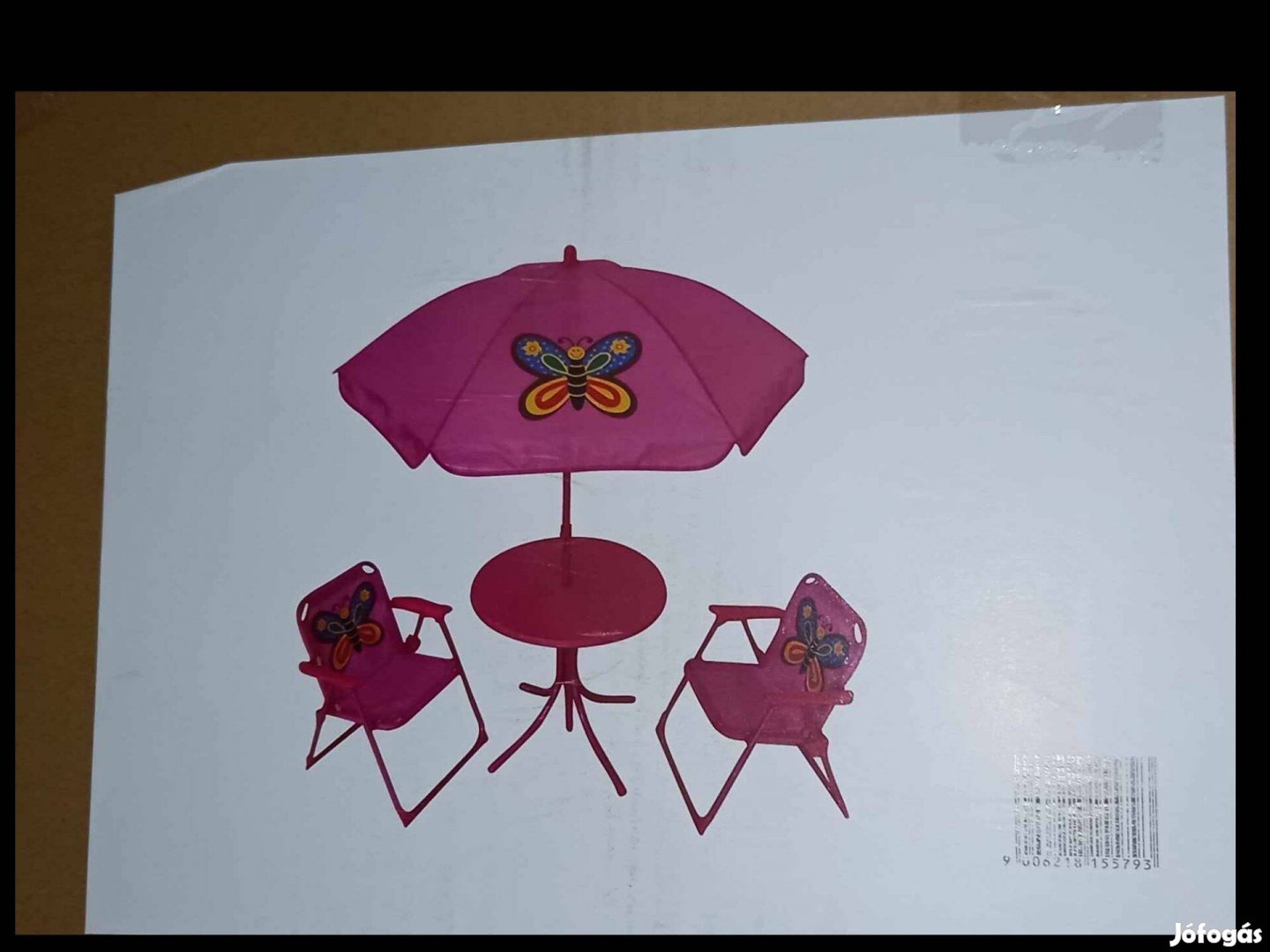 Új gyerek bútorszett, kerti gyerek asztal szék garnitúra,