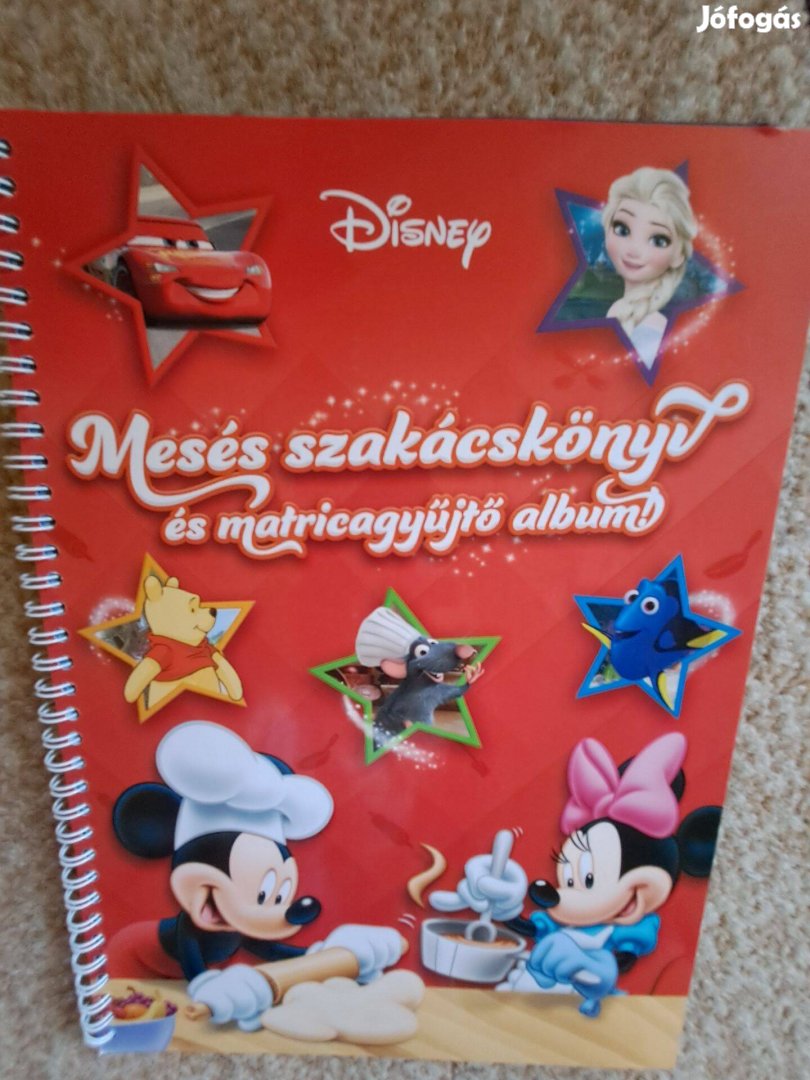 Uj gyermek szakacskonyv Disney meses szakacskonyv es matricagyujto alb