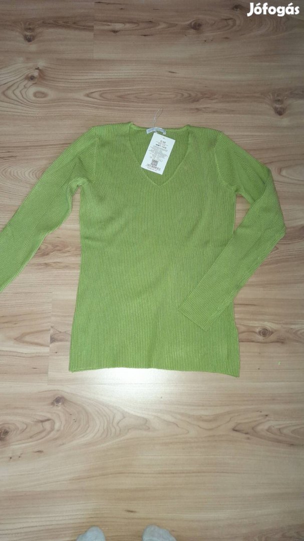 Új gyönyörű zöld pulóver