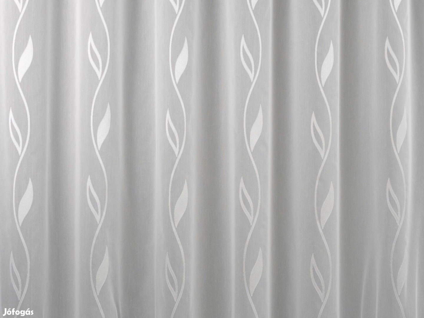 Új hófehér hullám mintás függöny (4,7m x 180 cm)