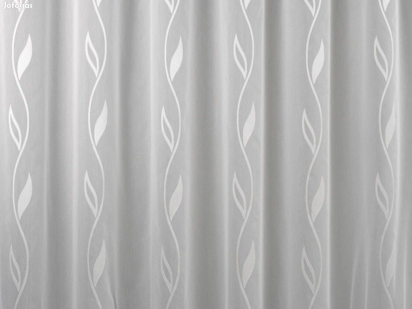 Új hófehér hullám mintás függöny (4,7m x 180 cm)