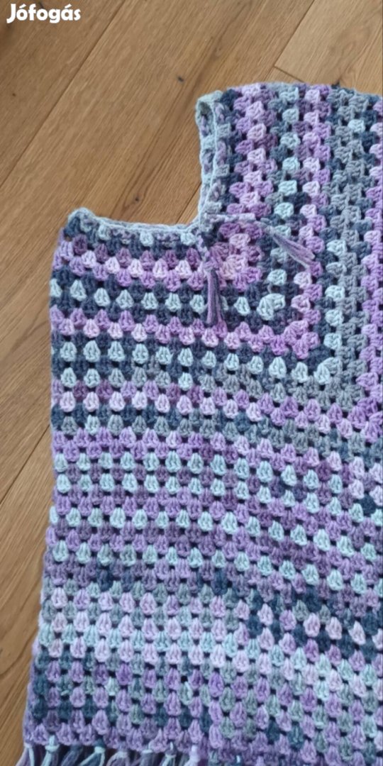 Új horgolt női poncsó