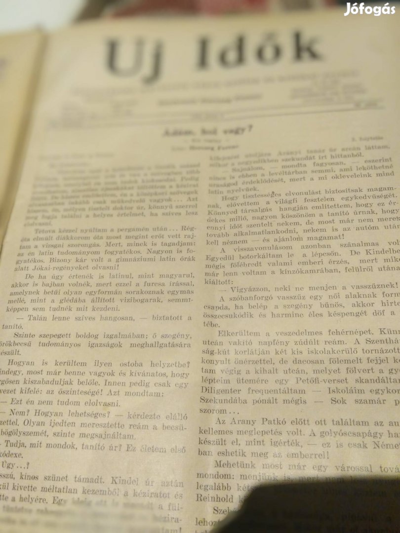 Új idők folyóirat 1934. 2. félév bekötve 