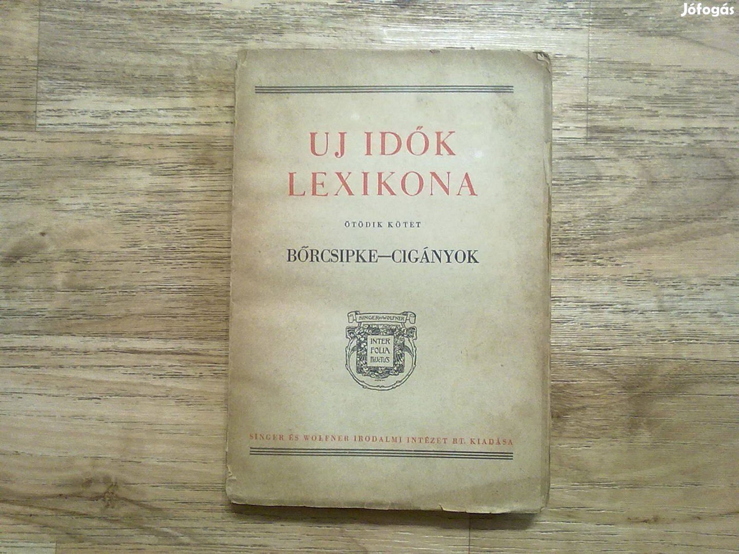 Új idők lexikona (1936-os kiadás) Bőrcsipke - Cigányok