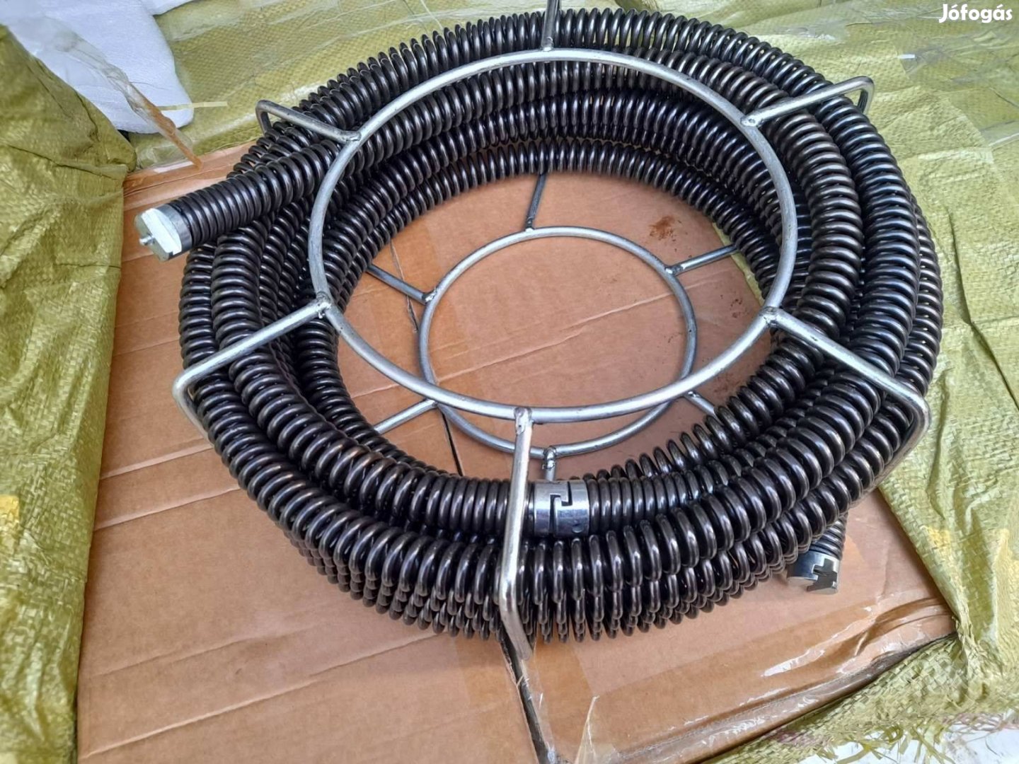 Új import csőtisztító spirál 22-es 10m (2X5m)