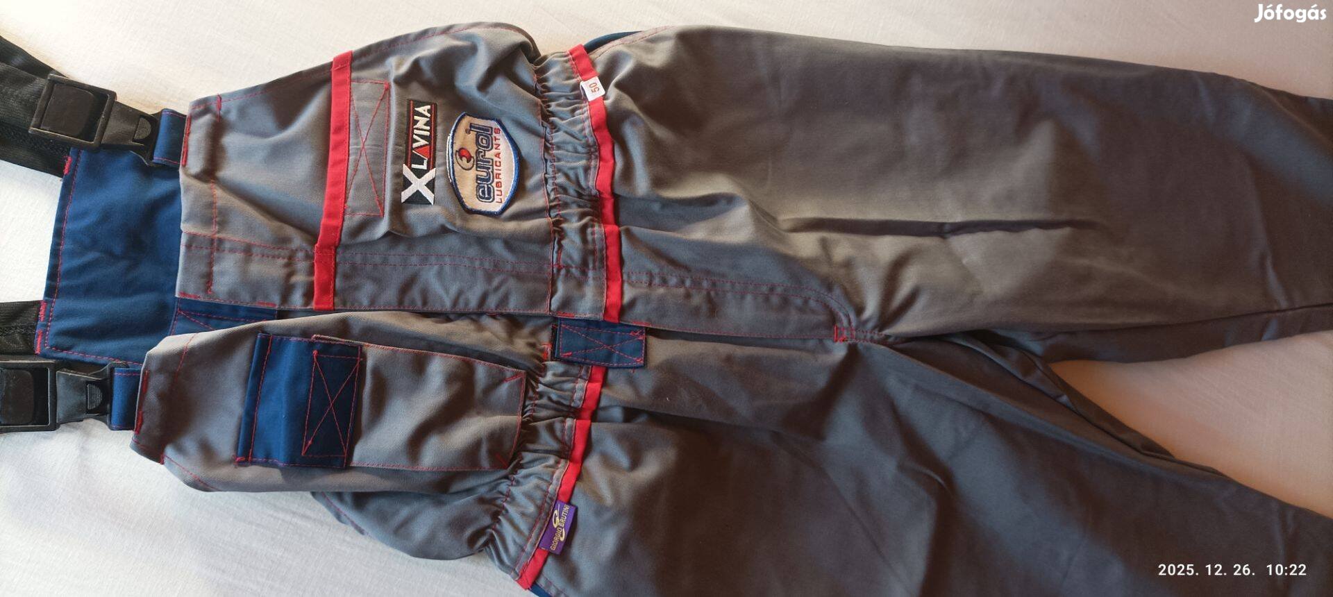 Új kantáros munkaruha