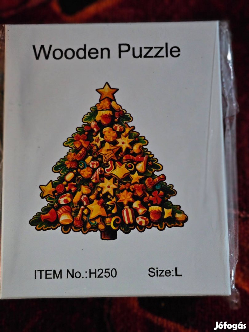 Új karacsonyfa fa puzzle
