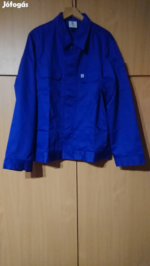 Új kék 46-os Kübler munkakabát kabát munkáskabát munkásfelső féláron 