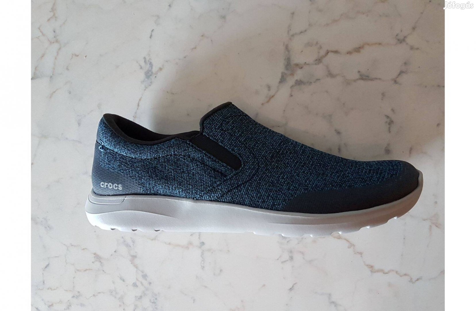 Új kék-fekete mintás Crocs slip-on vászoncipő,Tripla komfortos 42