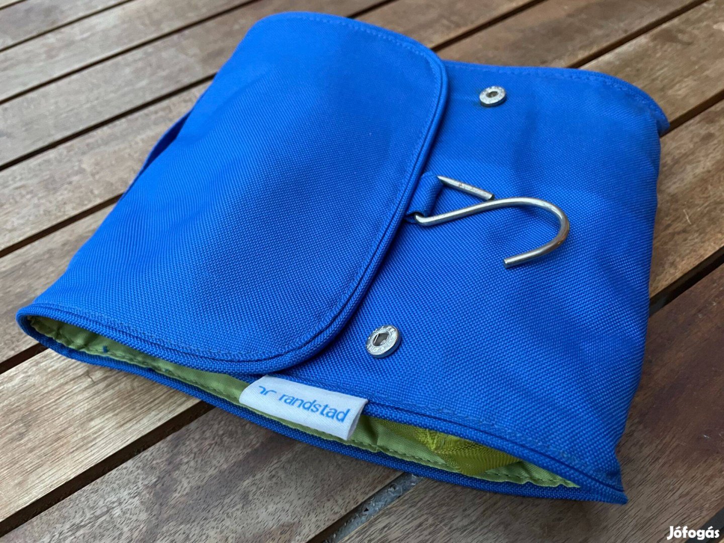 Új kék férfi Randstad neszeszer széthajtható pipere táska