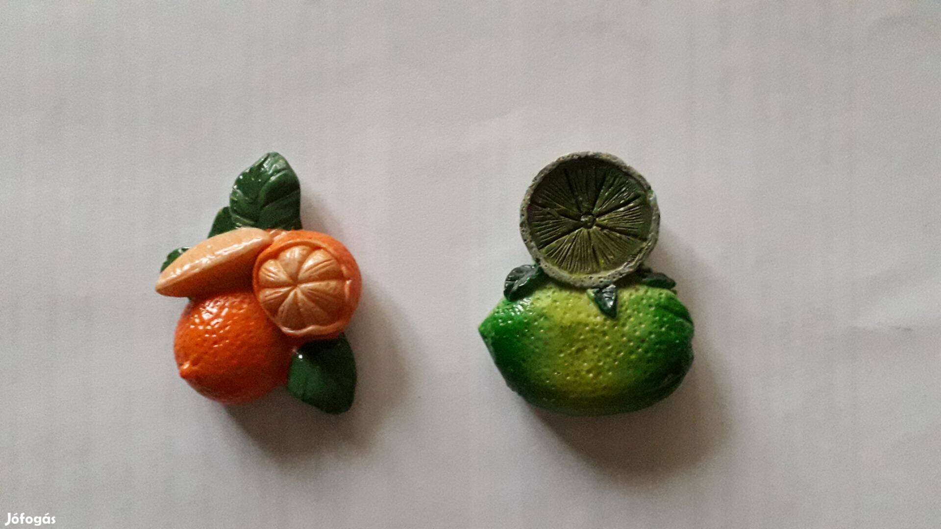 Új kerámia gyümölcs hűtőmágnes darabár_