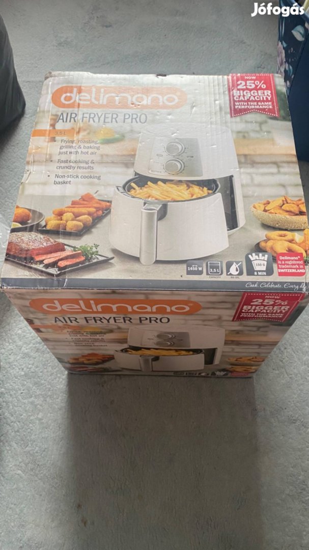 Uj,ki sem probalt! Delimano air fryer 3,5 l