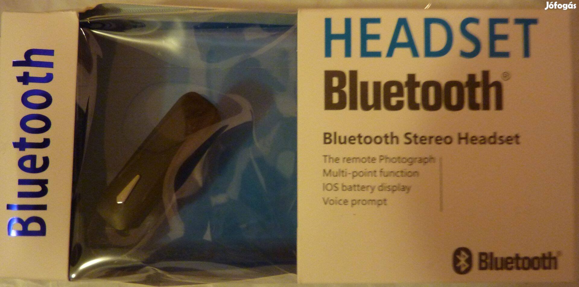 Új kínai bluetooth stereo headset (fülhallgató)