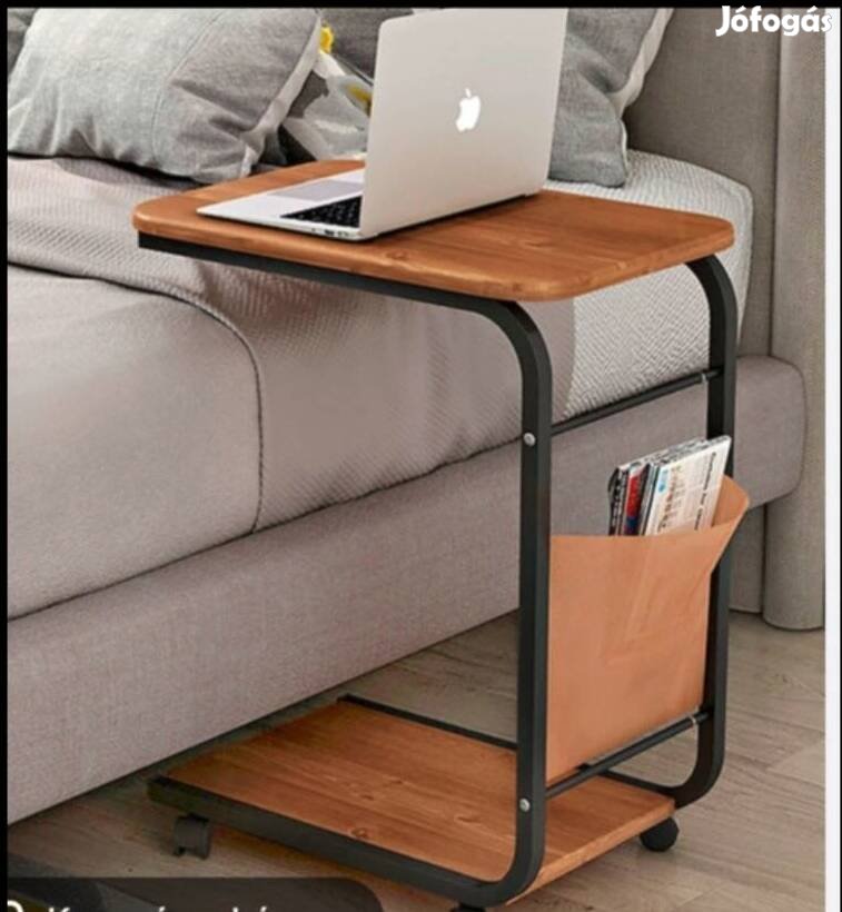 Új kis gurulós ágyasztal, laptop tartó, újság tartóval