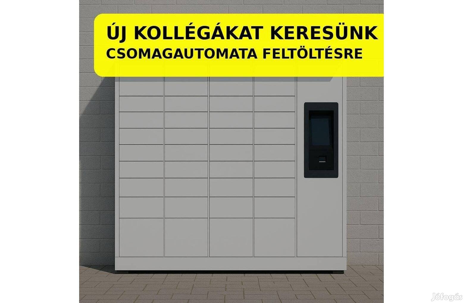 Új kollégákat keresünk csomagautomata feltöltésre
