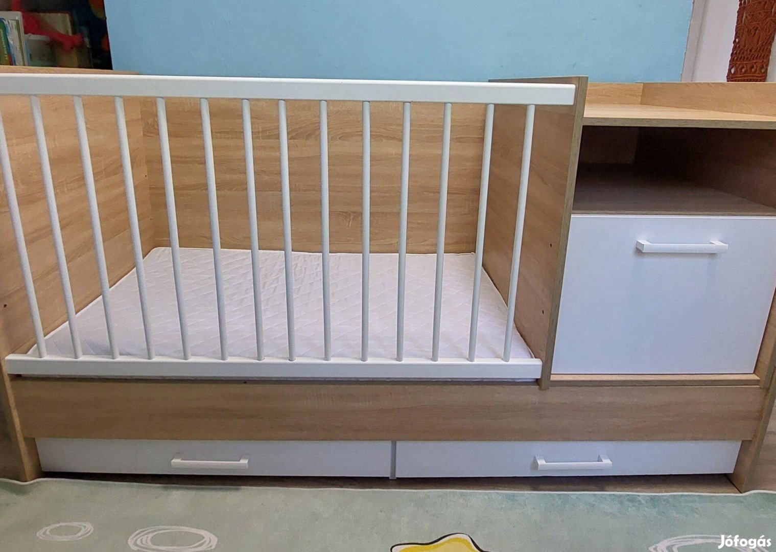 Új kombi kiságy kókuszmatraccal
