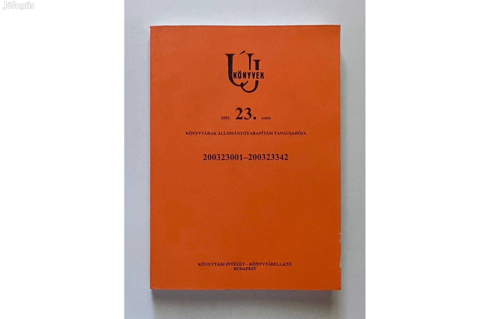 Új könyvek 2003 - Könyvismertetések / 10 kötet - nem teljes