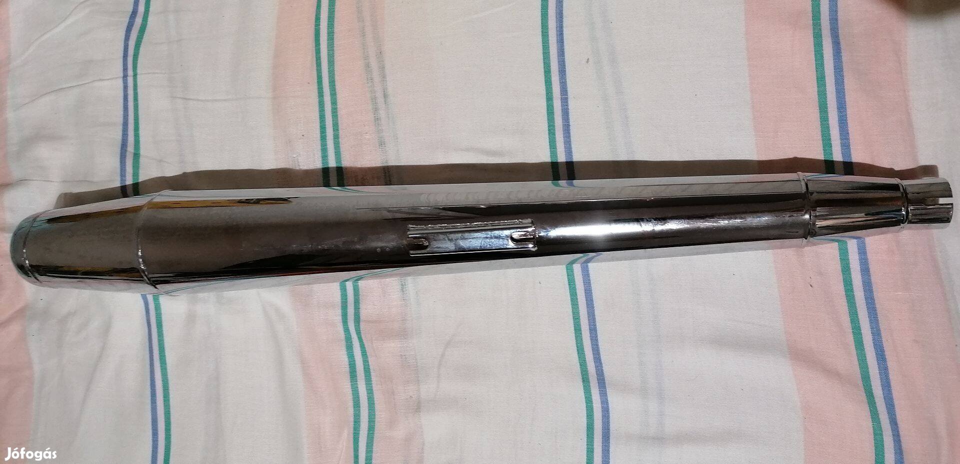 Új króm klasszikus kipufogó 1db