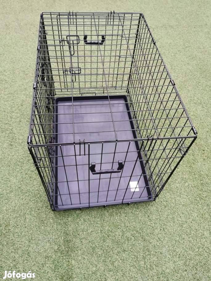 Új kutya, macska szállító szoba kennel, box, ketrec XL-es 90x60x67cm