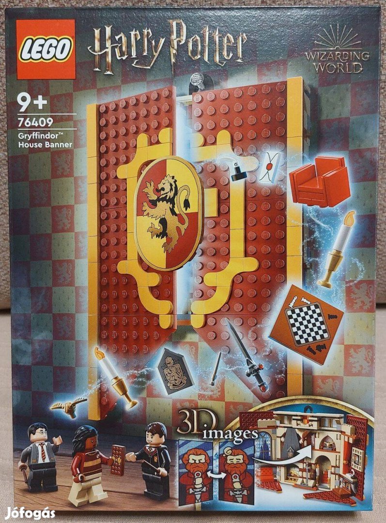 Új lego Harry Potter A Griffendél ház címere 76409