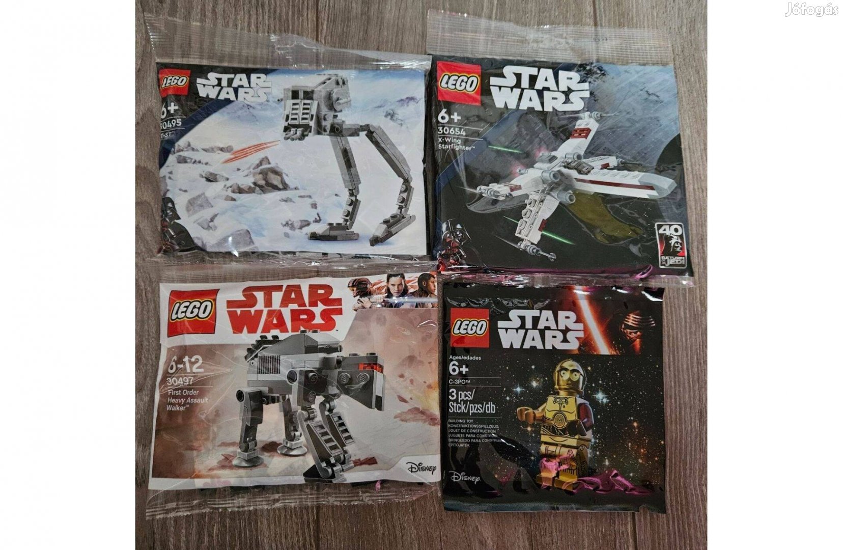 Új lego star wars polybag csomag: 30495, 30497, 30654, 5002948 eladó!