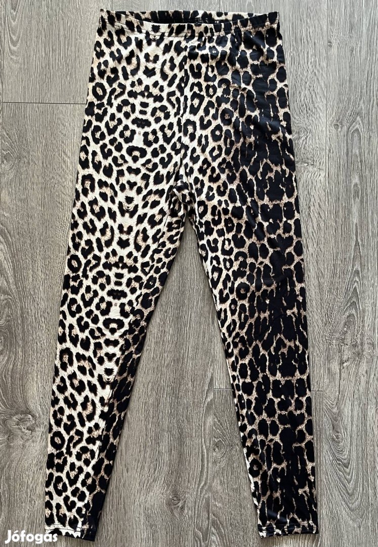 Új leopárd mintás leggings S nadrág 36