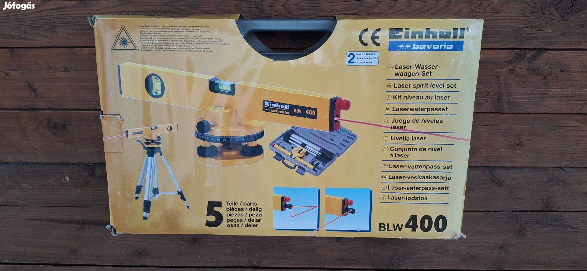 Új lézereres szintező vízmérték kofferban
