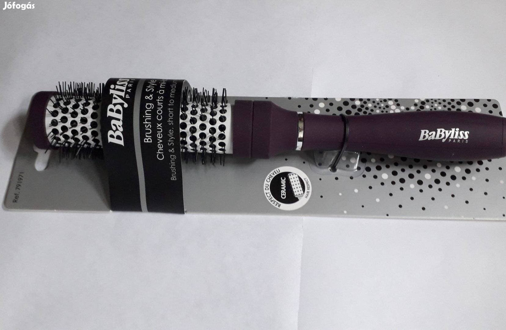 Új lila Babyliss kerámiás körkefe 28mm bontatlan