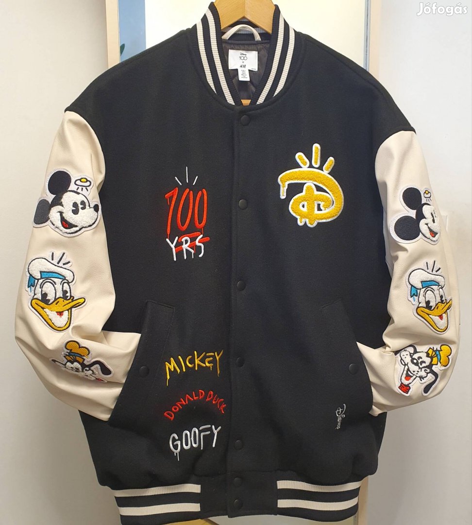 Új limitált S-es Disney 100 varsity bomber dzseki kabát