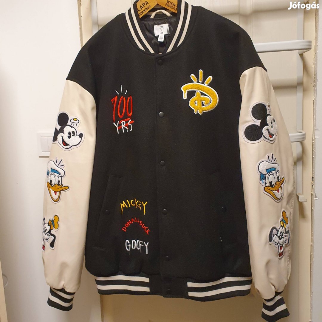 Új limitált XXL-es Disney 100 varsity bomber dzseki kabát