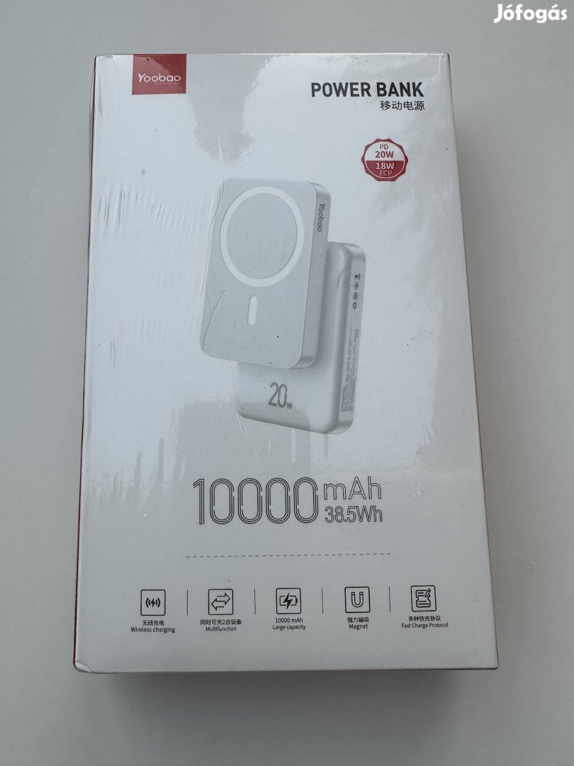 Új magsafe powerbank 10000mah 1 év garanciával 