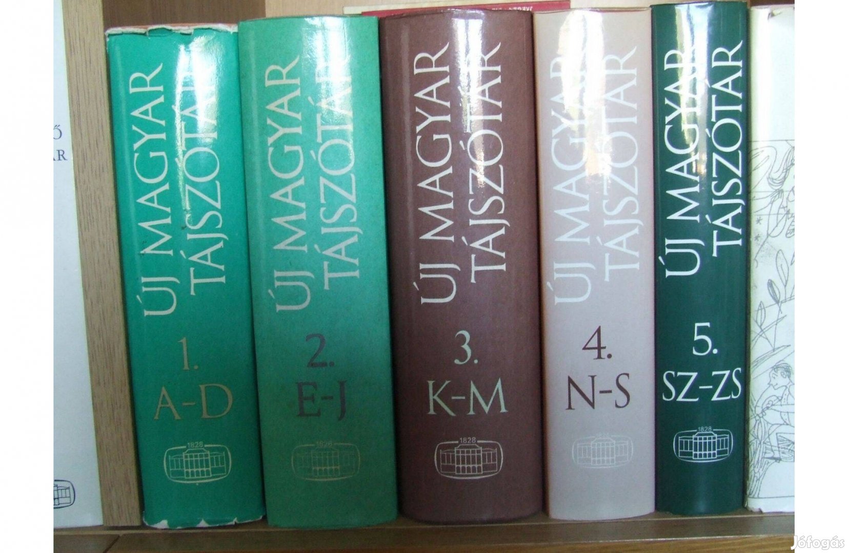 Új magyar tájszótár 1-5. kötet nyelvészet nyelvi