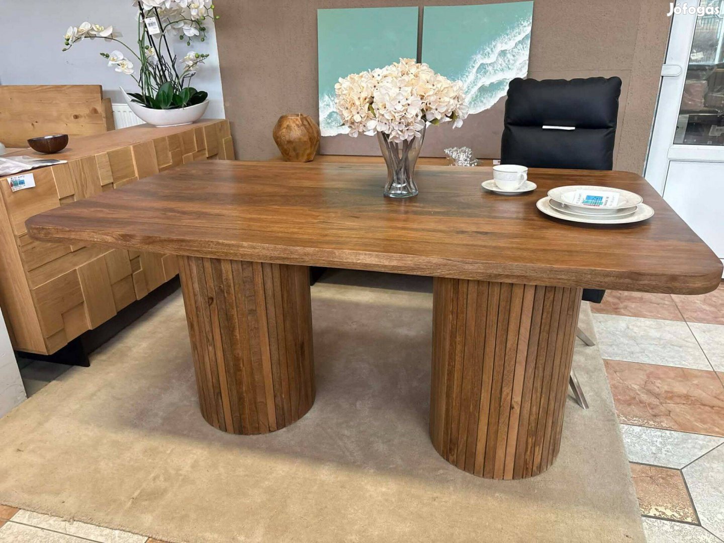 Új mangófa mangó asztal étkezőasztal ebédlőasztal