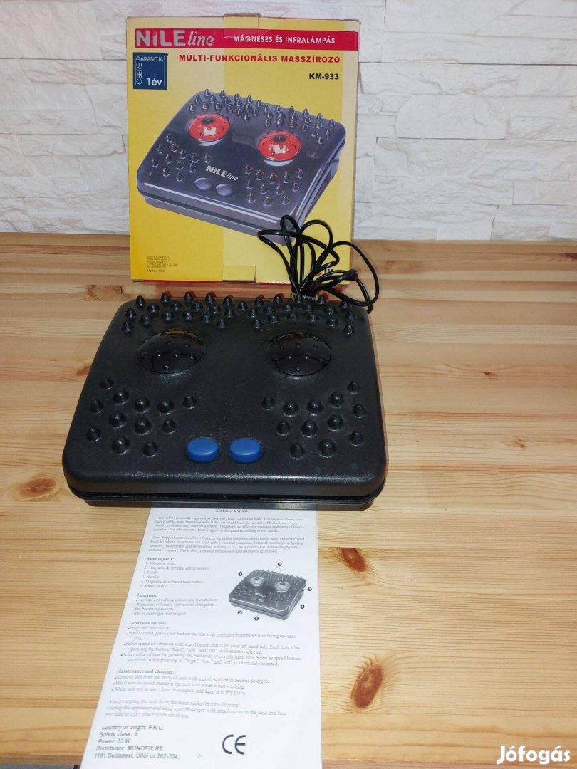 Új masszírozógép eladó