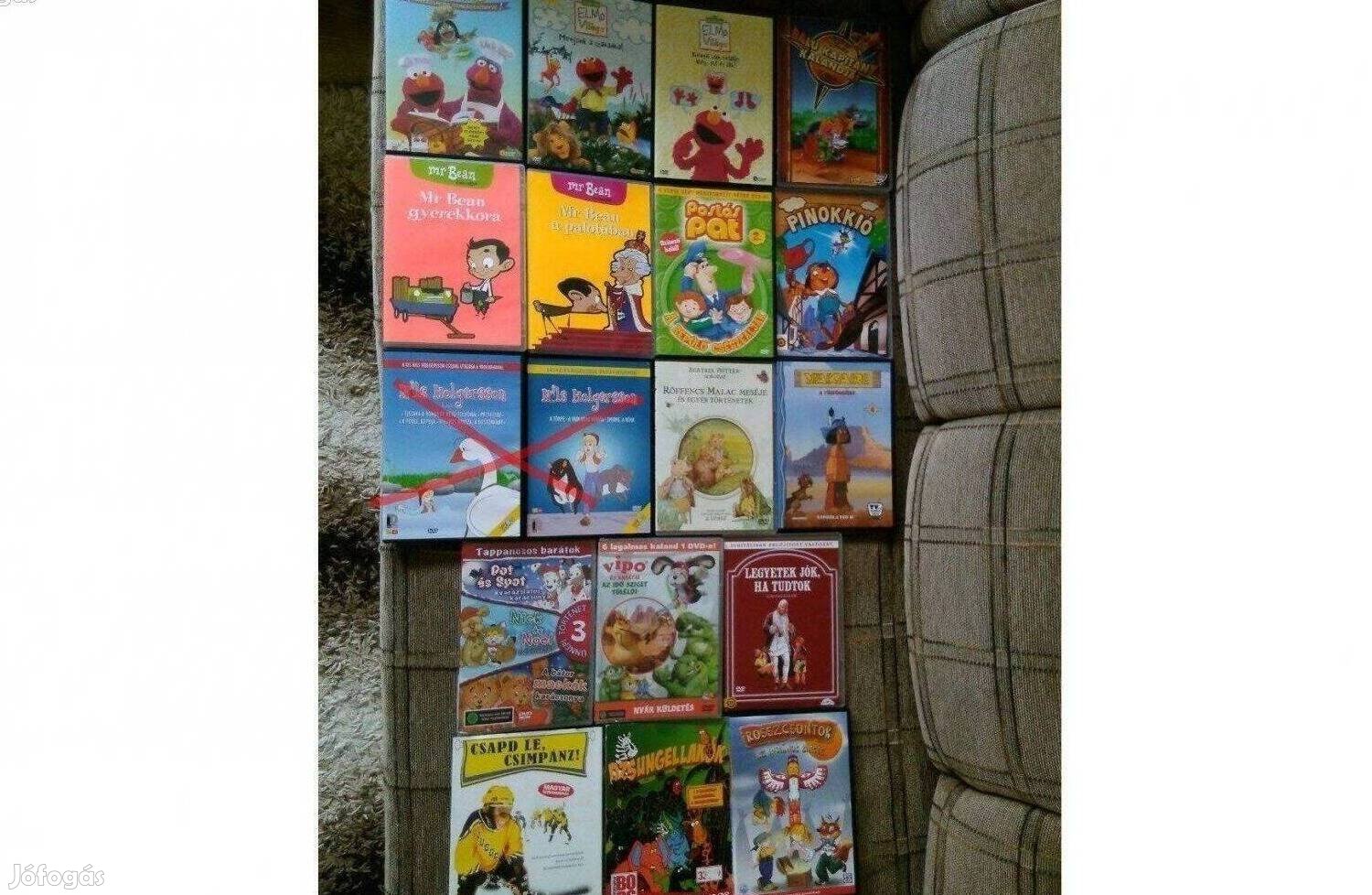 Új mese DVD Elmo Mr Bean Vipo Postás Pat Yakari