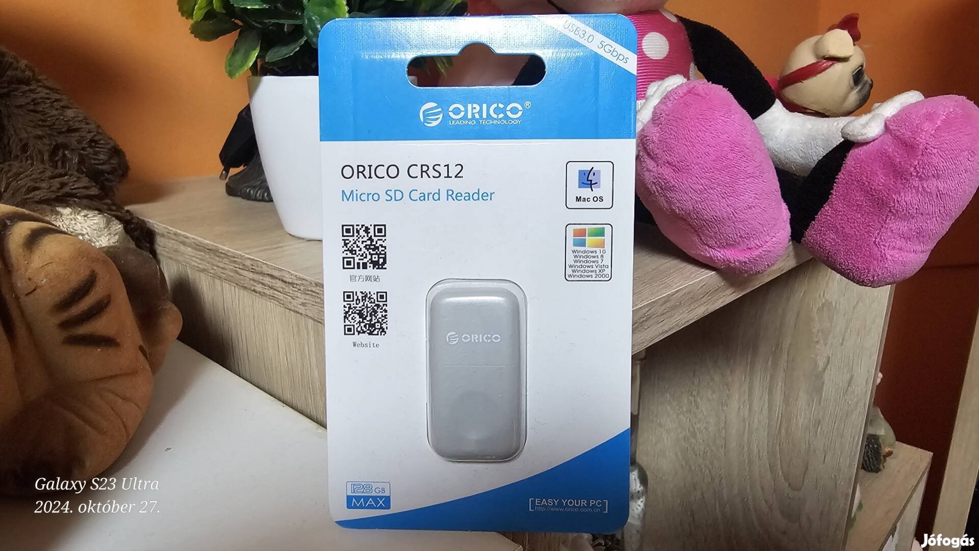 Új micro sd kártya olvasó 128gb-ig!