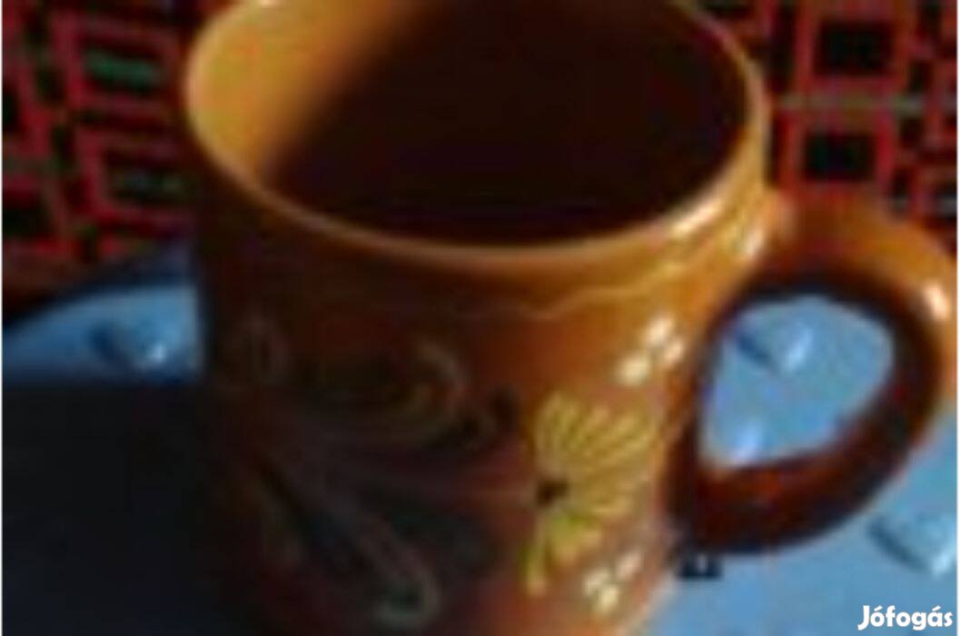 Új mintás kerámia bögre dísz, füles bögre