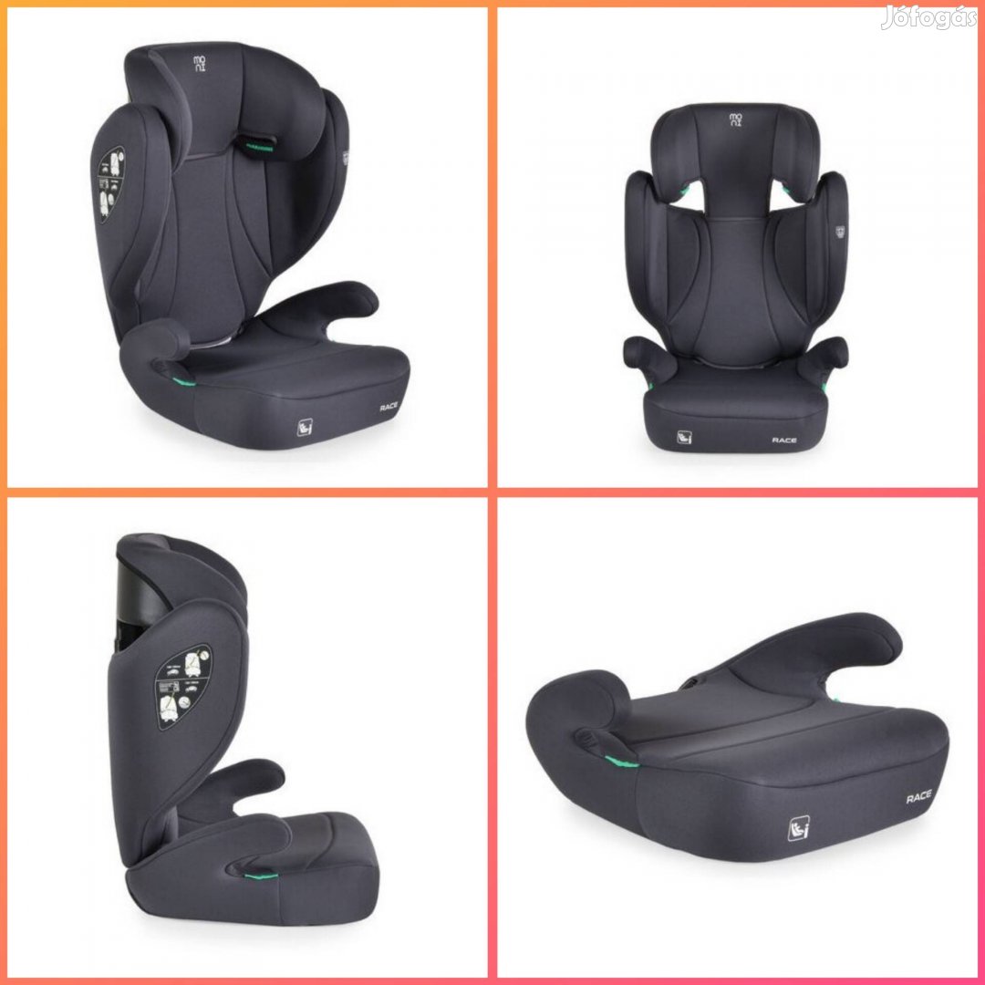 Új moni race gyerekülés  100-150 CM ig 