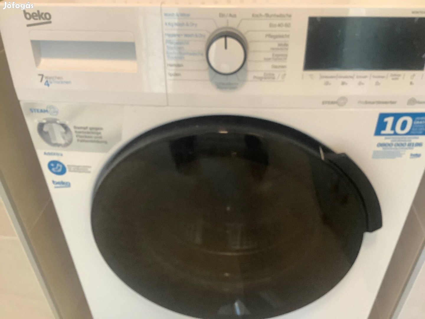 Új mosó- szártógép egyben elltölts