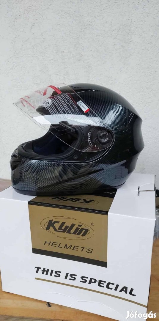 Új motoros bukósisak S méretben 55-56 cm