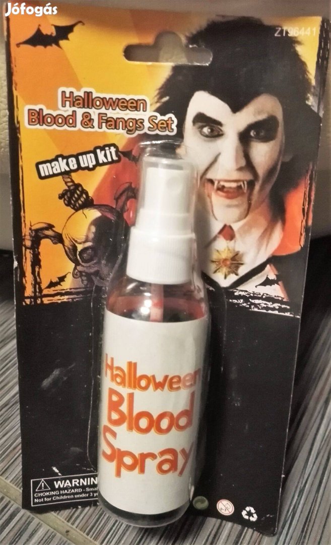 Új mű vér művér spray Halloween smink jelmez kiegészítő