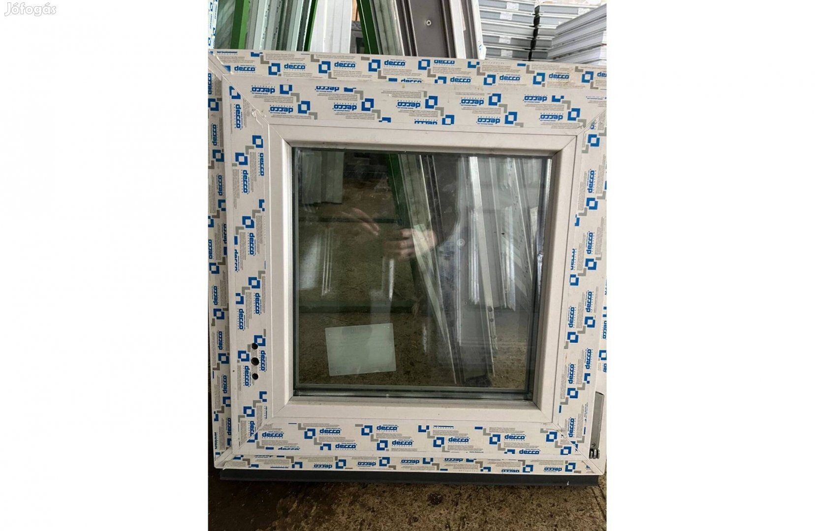 Új műanyag ablak, nyílászáró 3 rétegű üveg (58x58) utolsó darabok