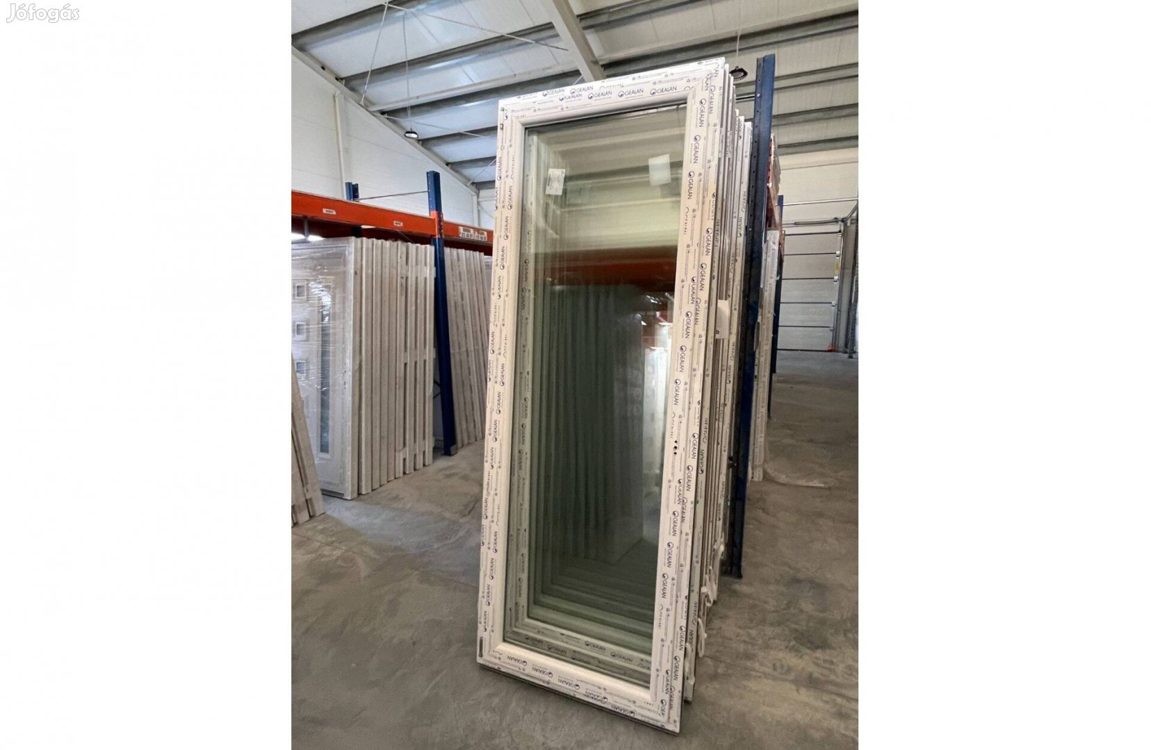 Új műanyag erkélyterasz ajtó, nyílászáró 88x238 készletről