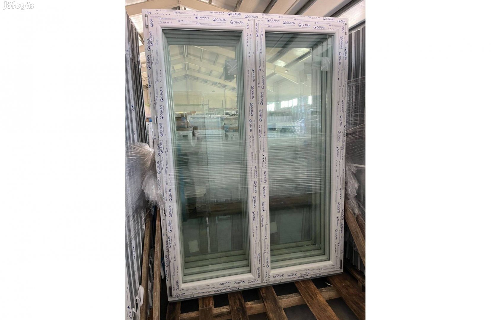 Új műanyag teraszajtó,erkélyajtó (148x208 nyíló,bukó-nyíló) készletről