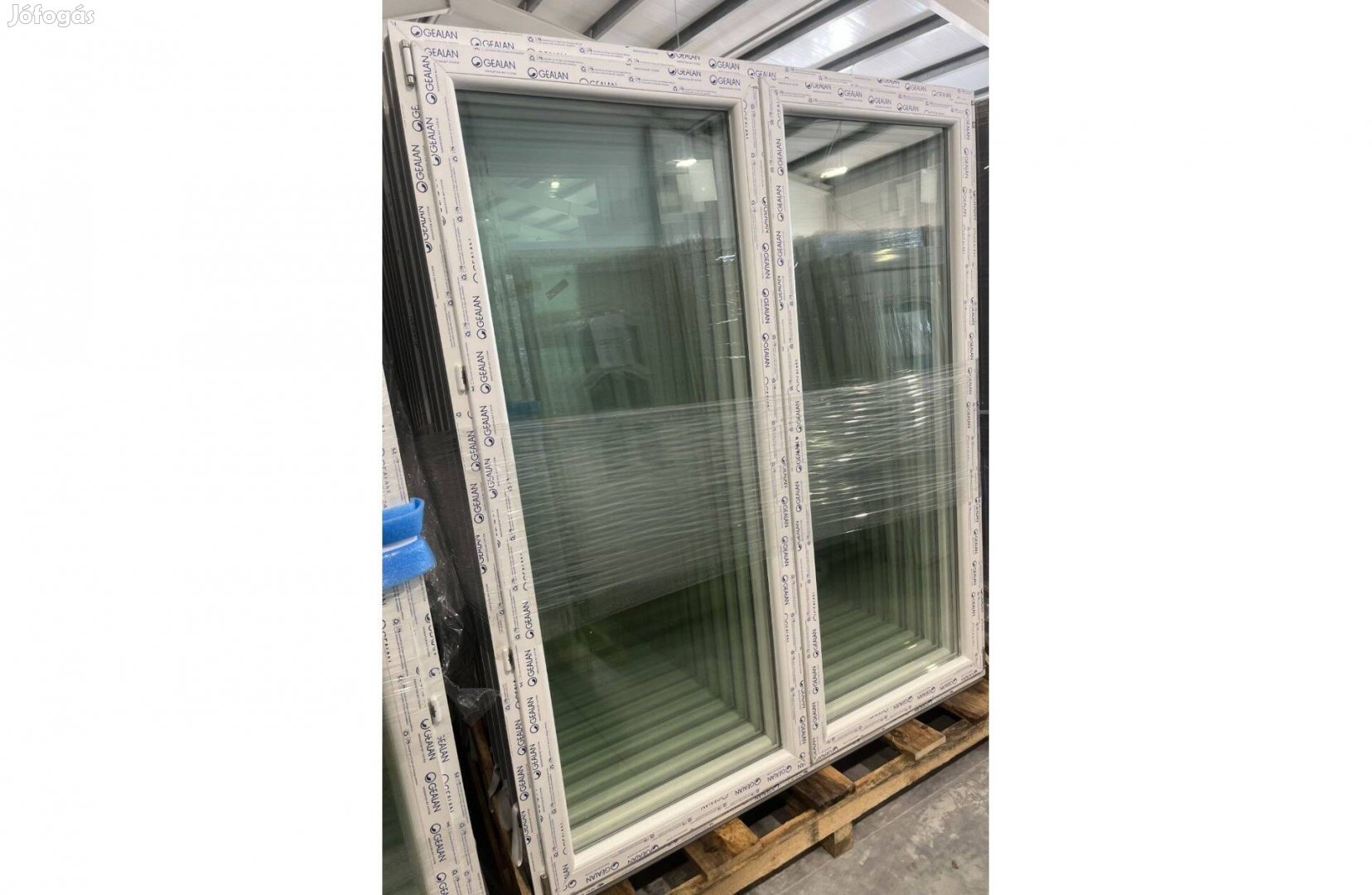 Új műanyag teraszajtó,erkélyajtó (178x208 nyíló,bukó-nyíló) készletről