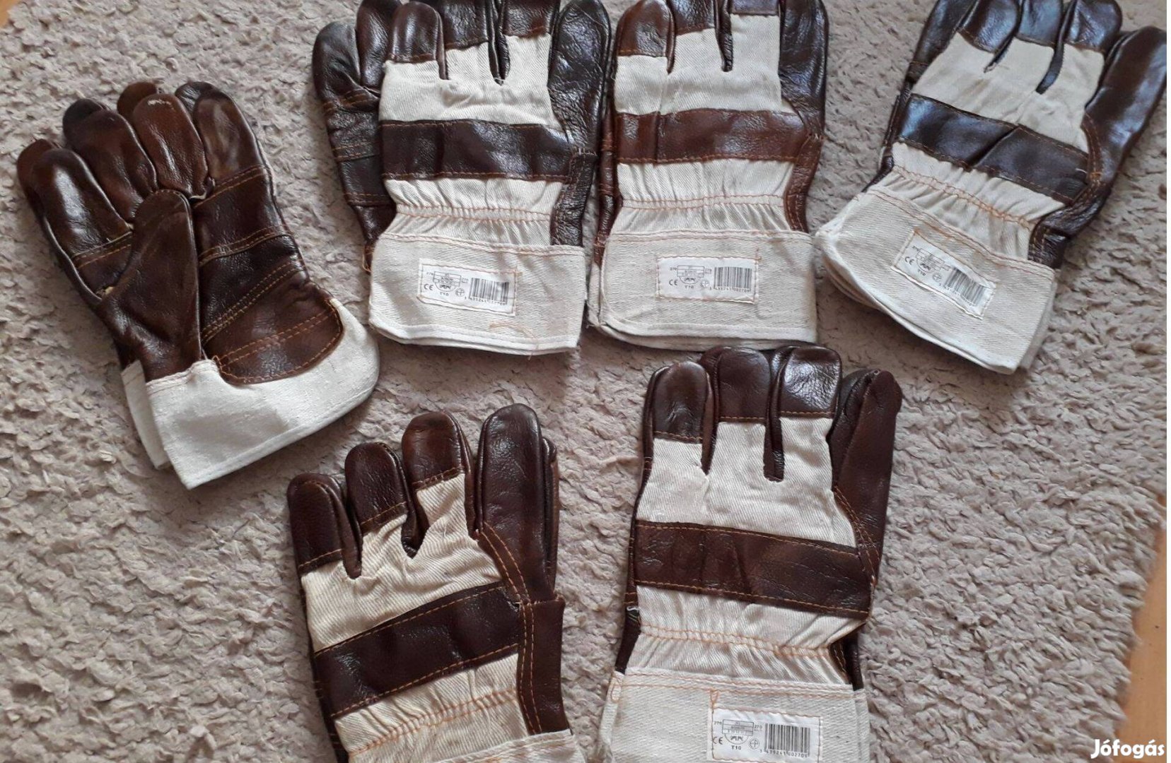 Új munkavédelmi kesztyűk 6 pár